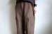 画像16: FOLL       goat suede double knee cargo pants・brown suede