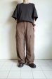 画像15: FOLL       goat suede double knee cargo pants・brown suede