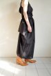 画像10: ANTHEM A        COTTON SILK DRAPE BUSTLE DRESS・BLACK