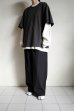 画像15: phebus       LAYERED T-SHIRTS・CHARCOAL×IVORY S5