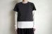 画像9: phebus       LAYERED T-SHIRTS・CHARCOAL×IVORY S1