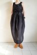 画像8: ANTHEM A        COTTON SILK DRAPE BUSTLE DRESS・BLACK