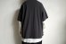 画像13: phebus       LAYERED T-SHIRTS・CHARCOAL×IVORY S5