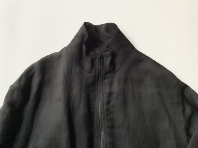 画像2: ssstein         VIS/LI TWILL SHIRRED LIGHT ZIP  JACKET ・BLACK