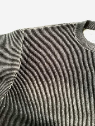 画像2: ssstein         DISCOLORATION RIB KNIT LS・GREY