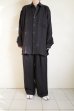 画像13: ssstein          VIS/LI TWILL WIDE EASY TROUSERS・BLACK