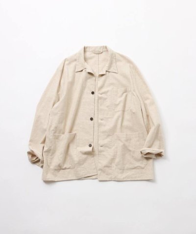 画像3: FOLL       cotton linen pyjama jacket・natural