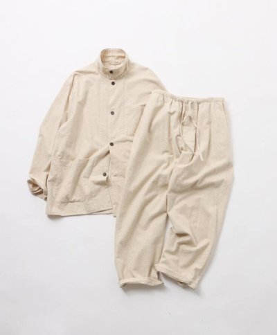 画像4: FOLL       cotton linen pyjama jacket・natural