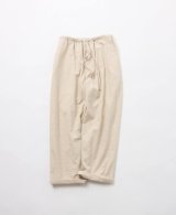 FOLL       cotton linen pyjama pants・natural