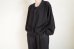 画像14: ssstein         WOOL SILK KNIT TUCKED CARDIGAN・BLACK