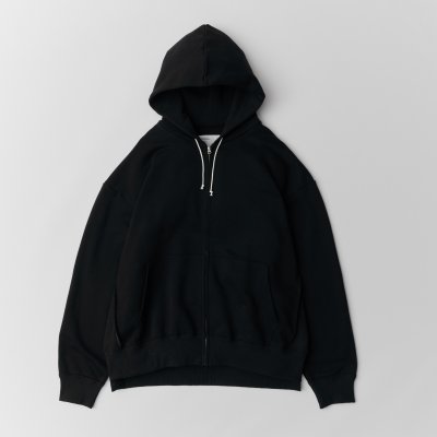 画像1: UNTRACE        ZIP HOODIE・BLACK