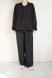 画像9: ssstein         WOOL SILK KNIT TUCKED CARDIGAN・BLACK