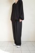 画像10: ssstein         WOOL SILK KNIT TUCKED CARDIGAN・BLACK