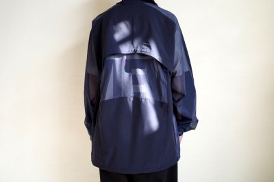 画像13: ROTOL       20%OFFSHEER MESH ZIP SHIRTS・NAVY