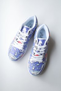 BODYSONG.      GRAFFITI CLASSIC SNEAKERS・PURPLE