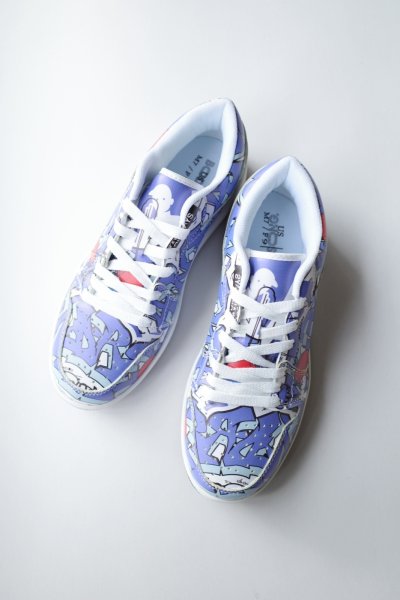 画像1: BODYSONG.      GRAFFITI CLASSIC SNEAKERS・PURPLE