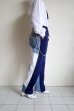 画像13: BODYSONG.      VINTAGE DENIM/T-SHIRT RECONSTRUCTION TRACK DOUBLE KNEE PANTS B