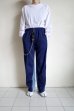 画像11: BODYSONG.      VINTAGE DENIM/T-SHIRT RECONSTRUCTION TRACK DOUBLE KNEE PANTS B