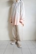 画像12: FOLL       cotton serge gradation shirt・pink