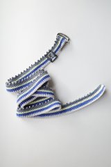fluss       hand crochet beaded belt