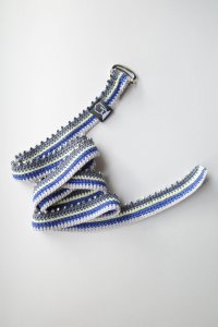 fluss       hand crochet beaded belt