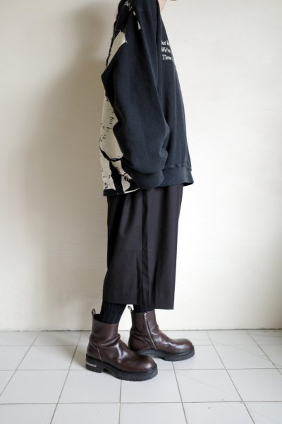 画像15: Fujimoto       overdyed sweatshirt "BROKEN THINGS"・BLACK