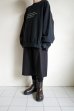 画像13: Fujimoto       overdyed sweatshirt "BROKEN THINGS"・BLACK