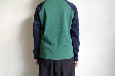 画像9: fluss       holter neck long sleeve T-shirts・navy/green