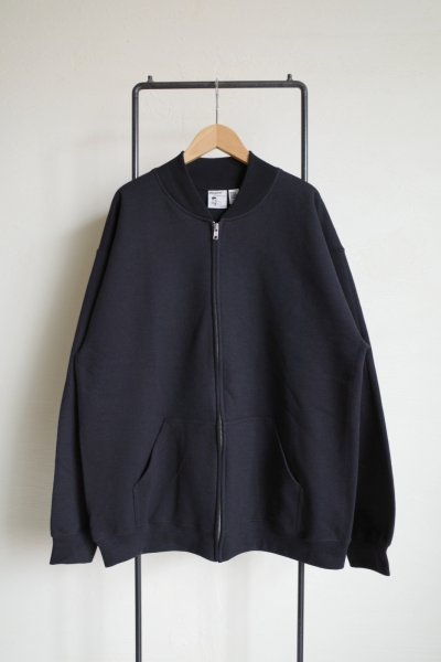 画像1: RELAX FIT       リラックスフィット ”Gildan sweat Blouson“ ・ブラック