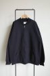 画像1: RELAX FIT       リラックスフィット ”Gildan sweat Blouson“ ・ブラック (1)