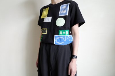 画像14: fluss       patch T-shirts・black