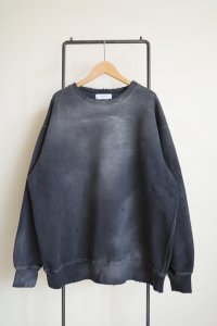 THE JEAN PIERRE       pigmentgrunge destoy sweatshirt・fade black