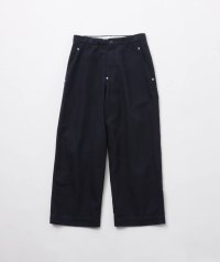 FOLL       cotton linen duck wardrobe chino・navy