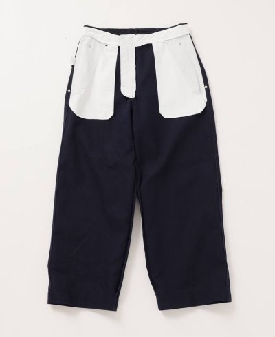 画像2: FOLL       cotton linen duck wardrobe chino・navy