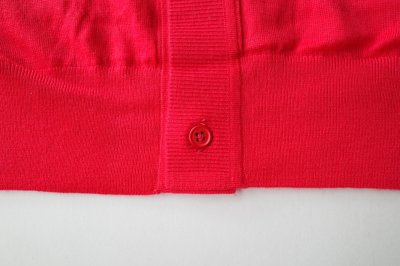 画像8: FOLL       washable wool knit shirt・red