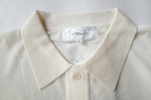 他の写真1: FOLL       washable wool knit shirt・white