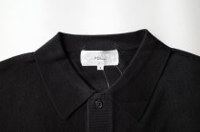 他の写真1: FOLL       washable wool knit shirt・black