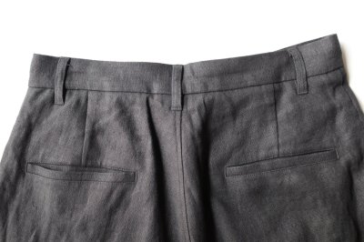 画像4: FOLL       wet linen wardrobe trouser・black