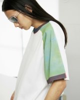 PHINGERIN       STENCIL RAGLAN S/S TEE・WHITE