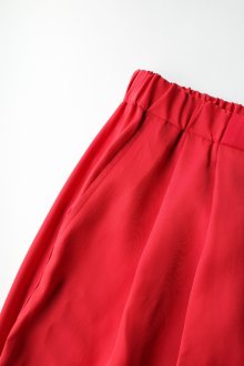 他の写真3: ANTHEM A        SILKY VISCOSE 2TUCK FLARE EASY PANTS・RED