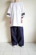 画像13: THE SUNNY       FOOTBALL T-SHIRT・white/black