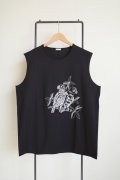 phebus       TWO BIRDS SLEEVELESS T-SHIRT・BLACK