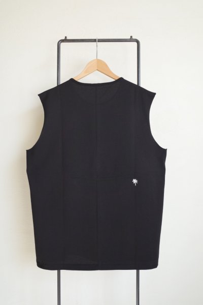 画像2: phebus       TWO BIRDS SLEEVELESS T-SHIRT・BLACK