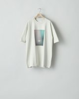 ssstein       OVERSIZED PRINT TEE -REF- MARCERIZED・BEIGE