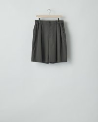 ssstein      WIDE EASY SHORT TROUSERS・GREY KHAKI