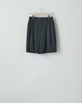 ssstein         WIDE EASY SHORT TROUSERS・BLACK