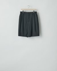 ssstein         WIDE EASY SHORT TROUSERS・BLACK