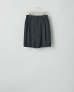 画像1: ssstein         WIDE EASY SHORT TROUSERS・BLACK (1)