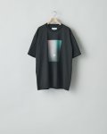 ssstein       OVERSIZED PRINT TEE - REF- MARCERIZED・BLACK