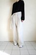 画像13: Blanc YM       Recycling Cotton Denim  Wide Trousers ・white